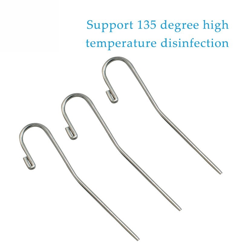 20pcs Dental Lip Hook Clip Stainless Root Canal Finder Endo Apex Locator