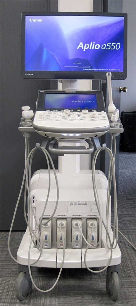 2021 Toshiba Canon Aplio a550 with 4 probes