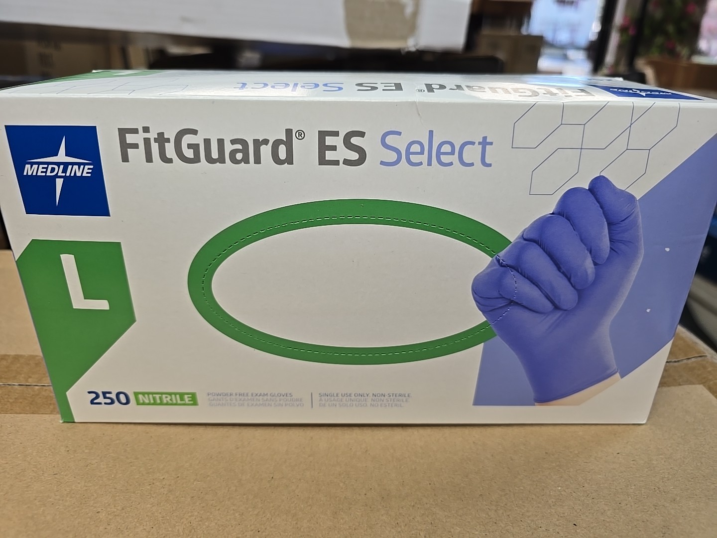 Gloves High-Quality Powder-Free disposable 250 Nitrile Size Large