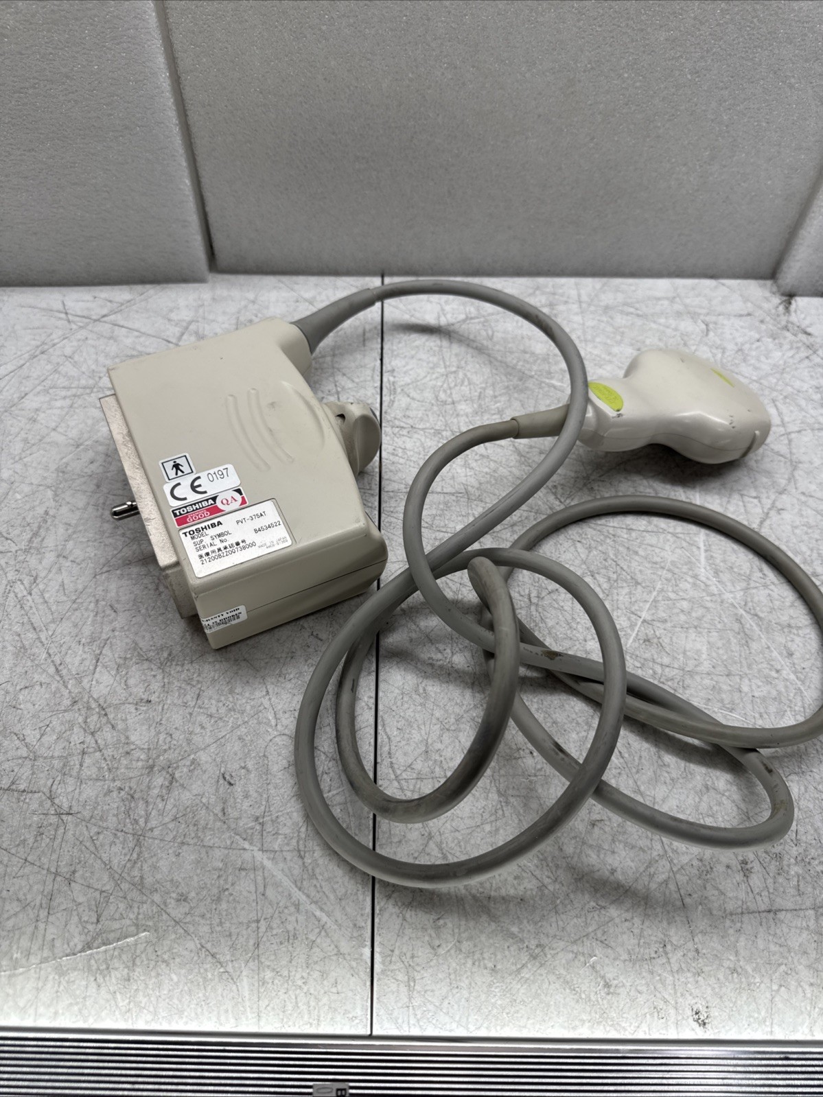 APLIO 50 Toshiba PVT-375AT Ultrasound Transducer for APLIO 50 UNTESTED ITEM