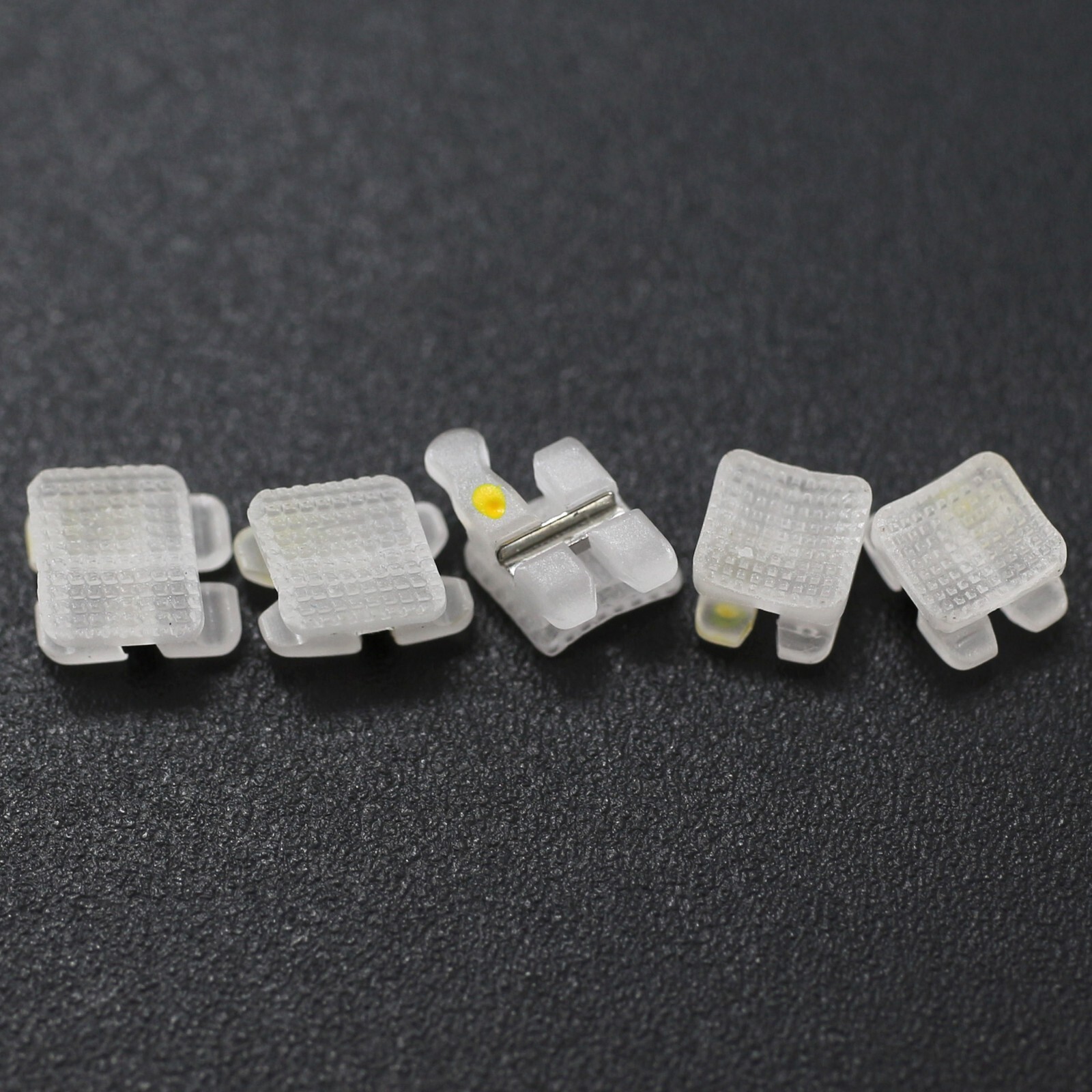 3M Clarity Type Orthodontic Ceramic Bracket Metal Slot Aesthetic Braces Roth 022