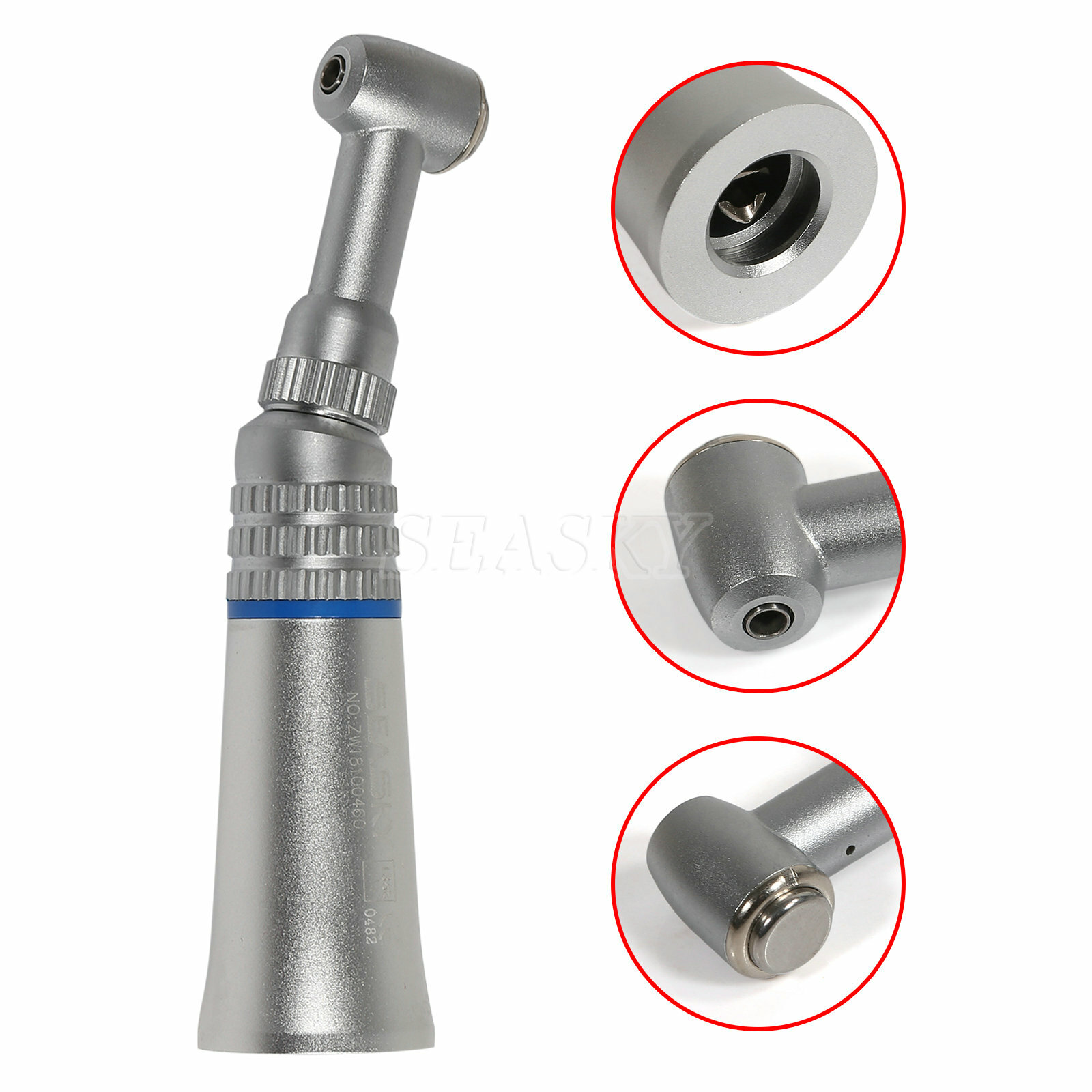 3 NSK Style Dental Push Button Slow Low Speed Contra Angle Handpiece CA 2.35mm