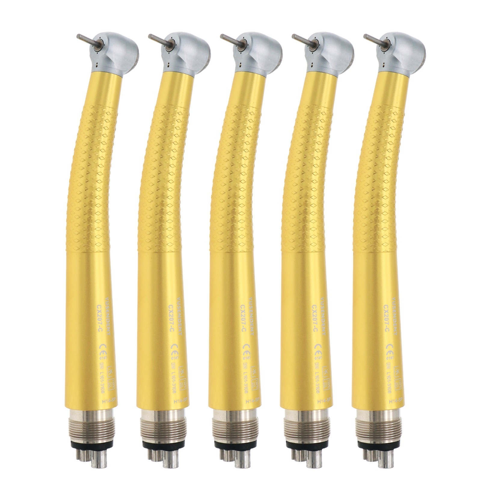 COXO Dental High Speed Handpiece 4 Hole Anti-retraction Standard Head Colorful