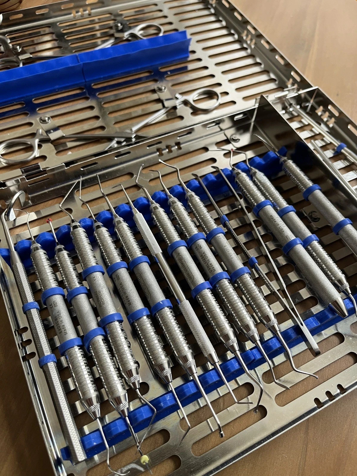 Hu-Friedy Dental Endodontic Instruments w/ Sterilization Cassette