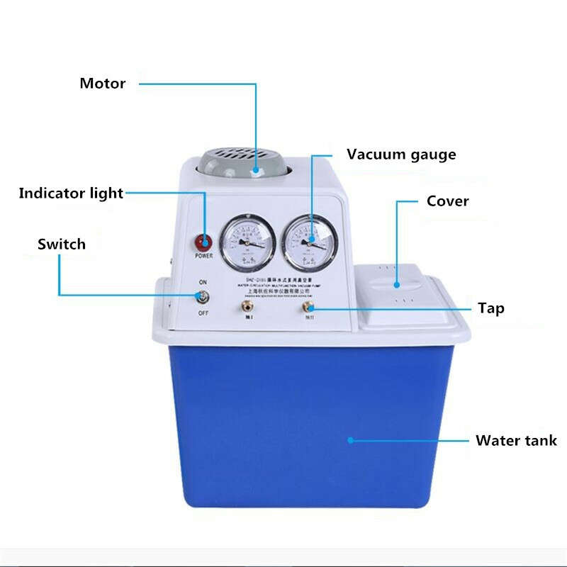 220V 180W 60L/min multi circulating water pump vacuum exhaust pump circulation