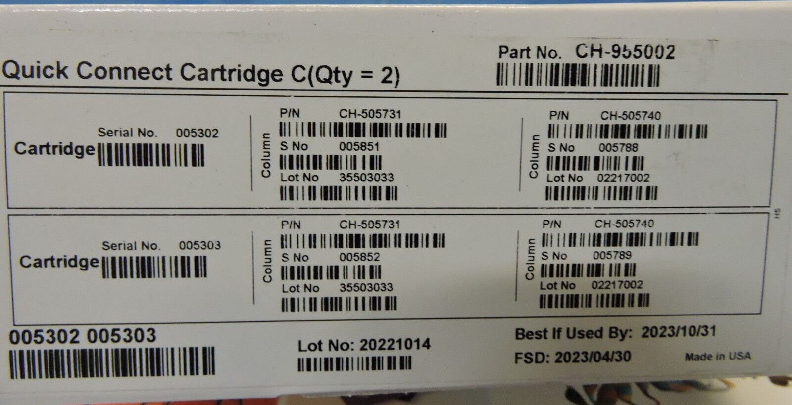 NEW Set 4 Thermo CH-955002 Dionex 3mmX50mm and 0.5X50mm Column SP C18 HTLC HPLC
