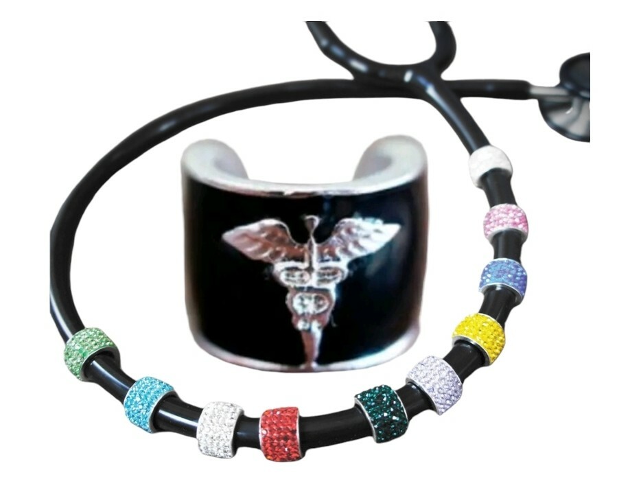 Stethoscope CharMED™ Crystal Caduceus Free Shipping
