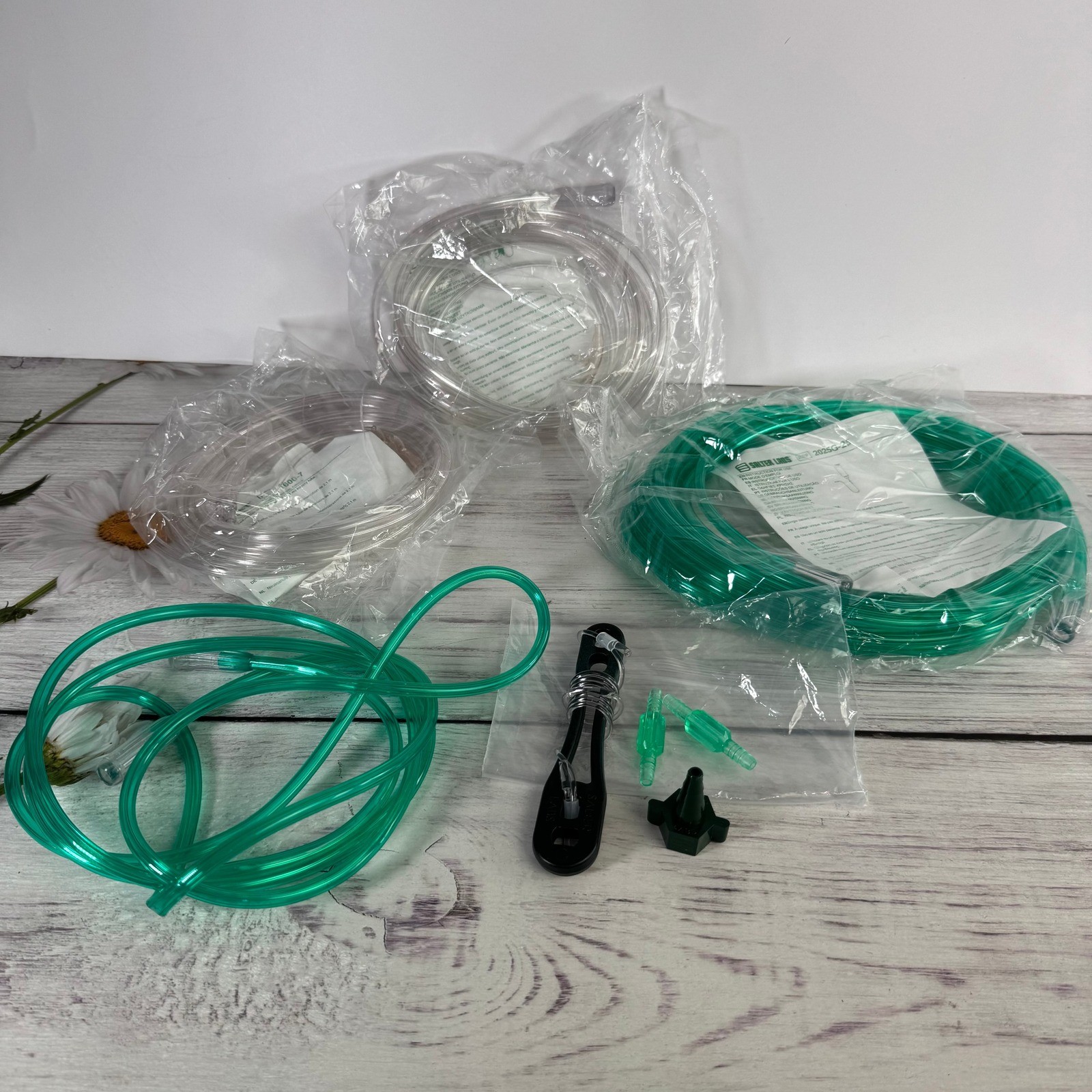 Oxygen Tubing Kit Lot Nasal Cannula Medical Air Hose Supplies Bundle New