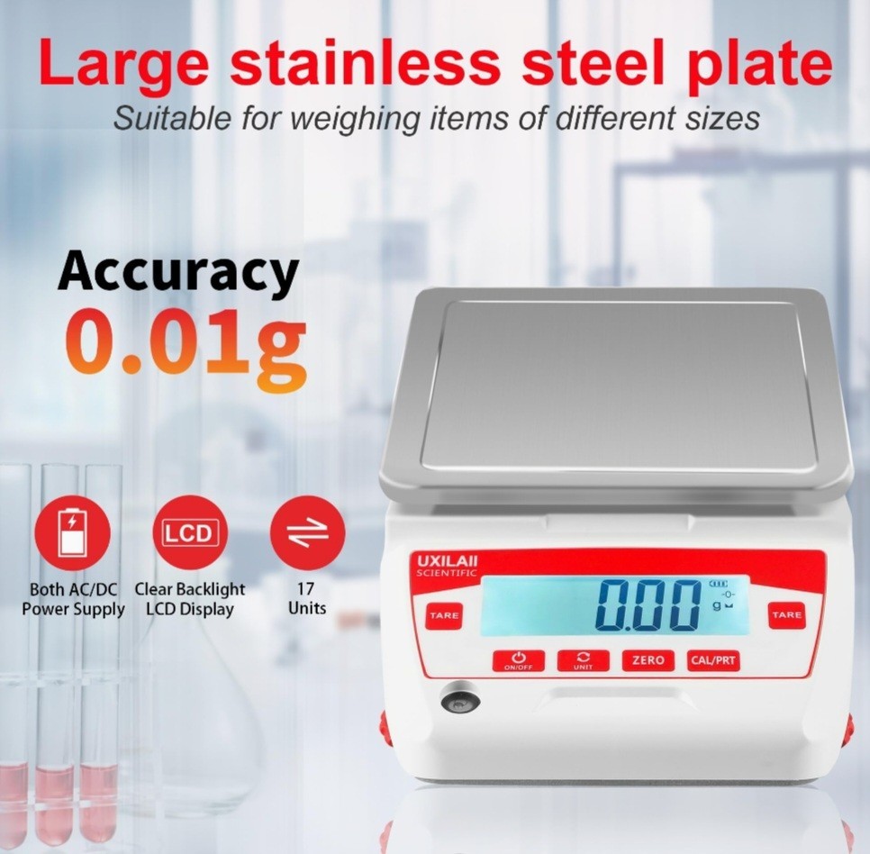 Lab Scale 5000g x 0.01g High Precision Electronic Analytical Balance 0.01g