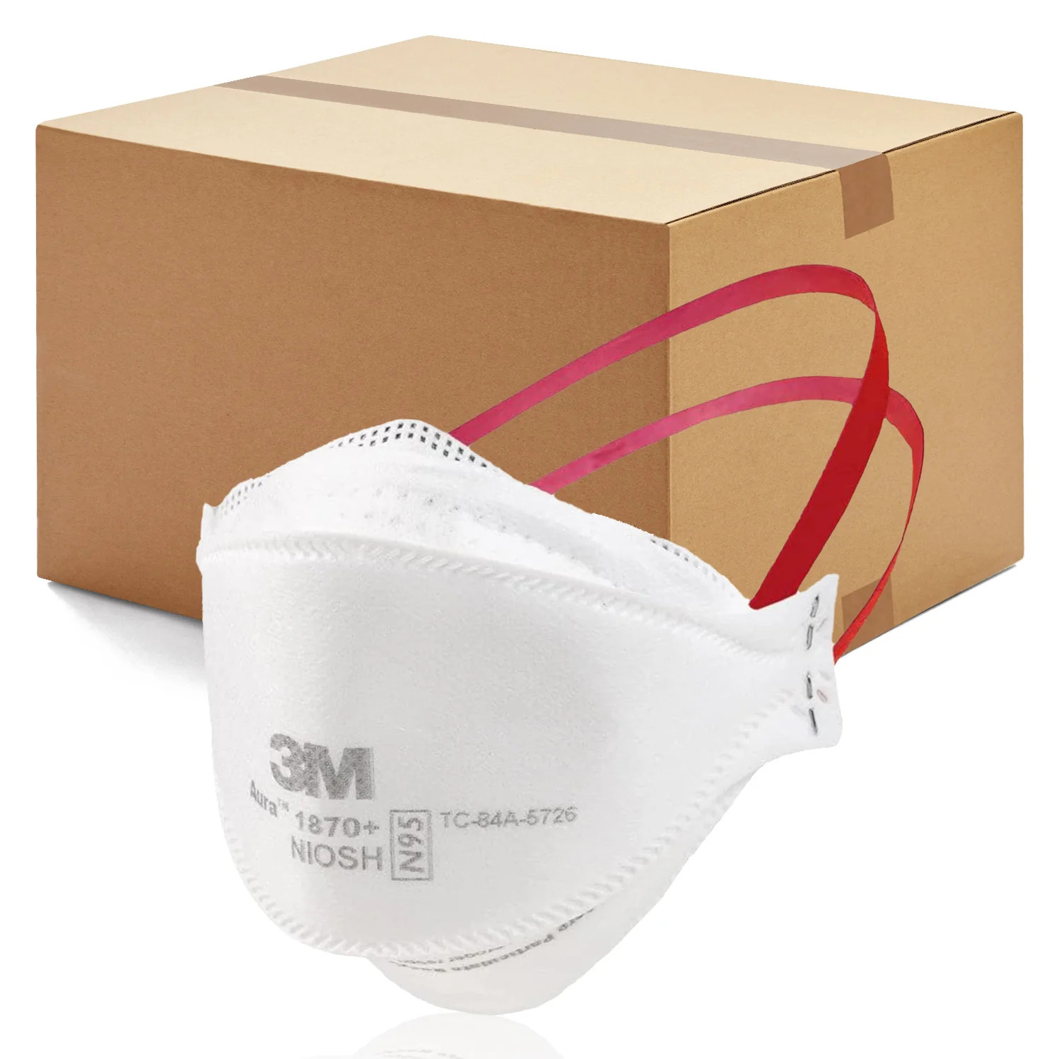 3M Aura 1870+ N95 Surgical Respirator Mask Case of 440 NIOSH Certified