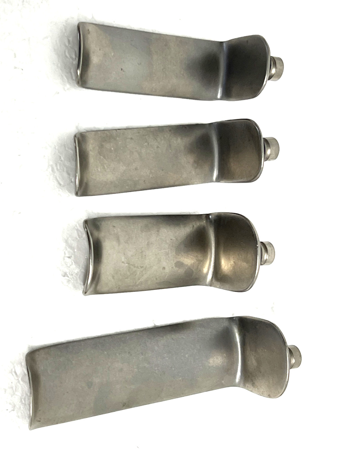 Lot of 4 Thompson Concave Lateral Retractor Blade 2x 45150A ,45151A, 45152A