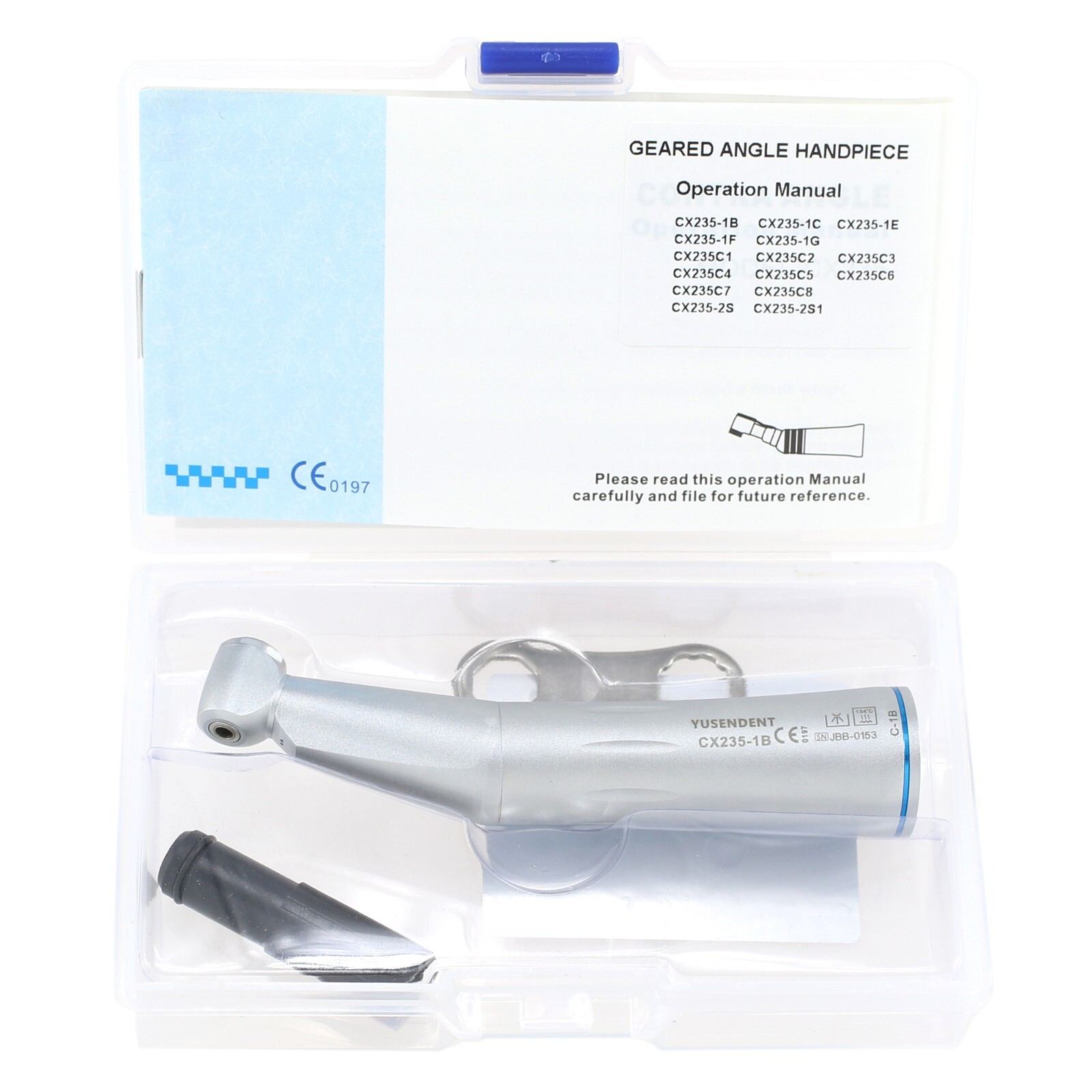 COXO Dental Inner Water Contra Angle Low Speed Handpiece Air Motor 4H CX235-1B