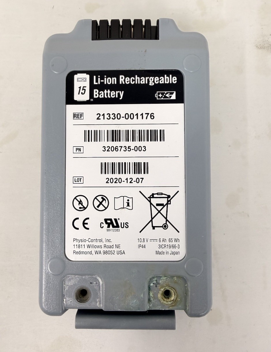 Physio-Control Li-ion Rechargeable Battery 3206735-003 (0107R)