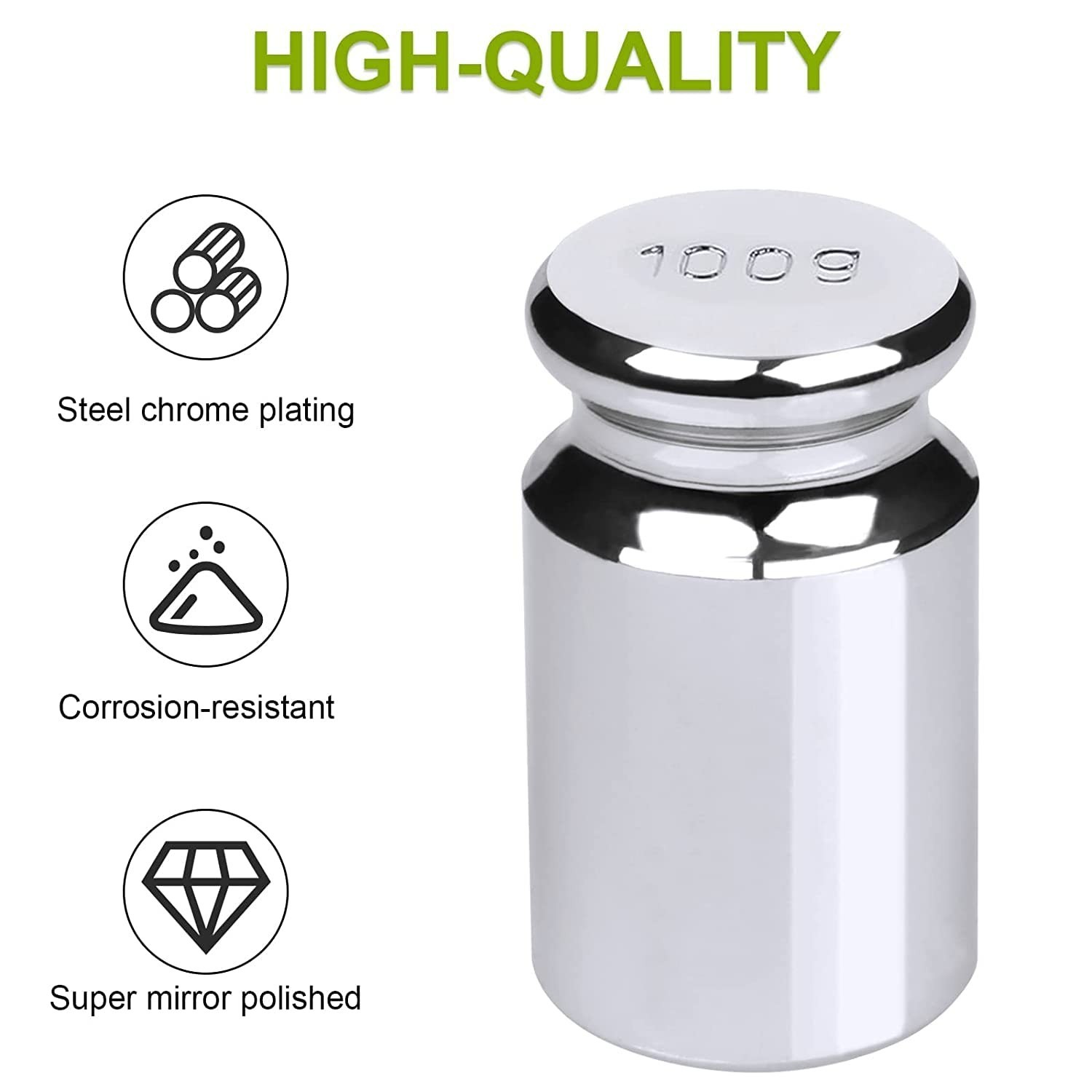7 Piece Calibration Weights Set for Balance Scales – High Accuracy & Portability
