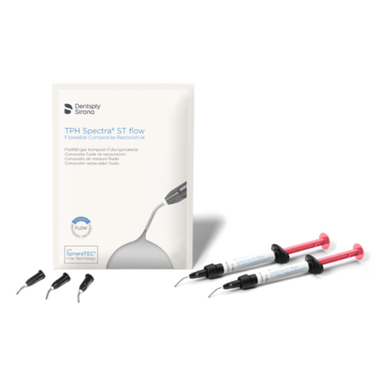 TPH Spectra ST flow Composite Syringe & 25 Tips, A3 Shade, 1.8 Gm. Refill, 2/Pk