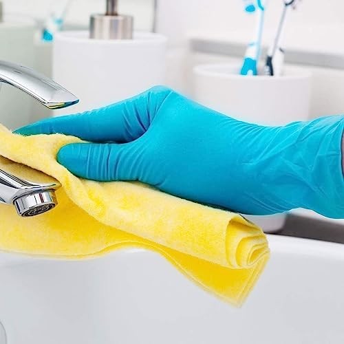 Basic Medical Blue Nitrile Exam Gloves – Latex-Free Powder-Free – NGPF 7002