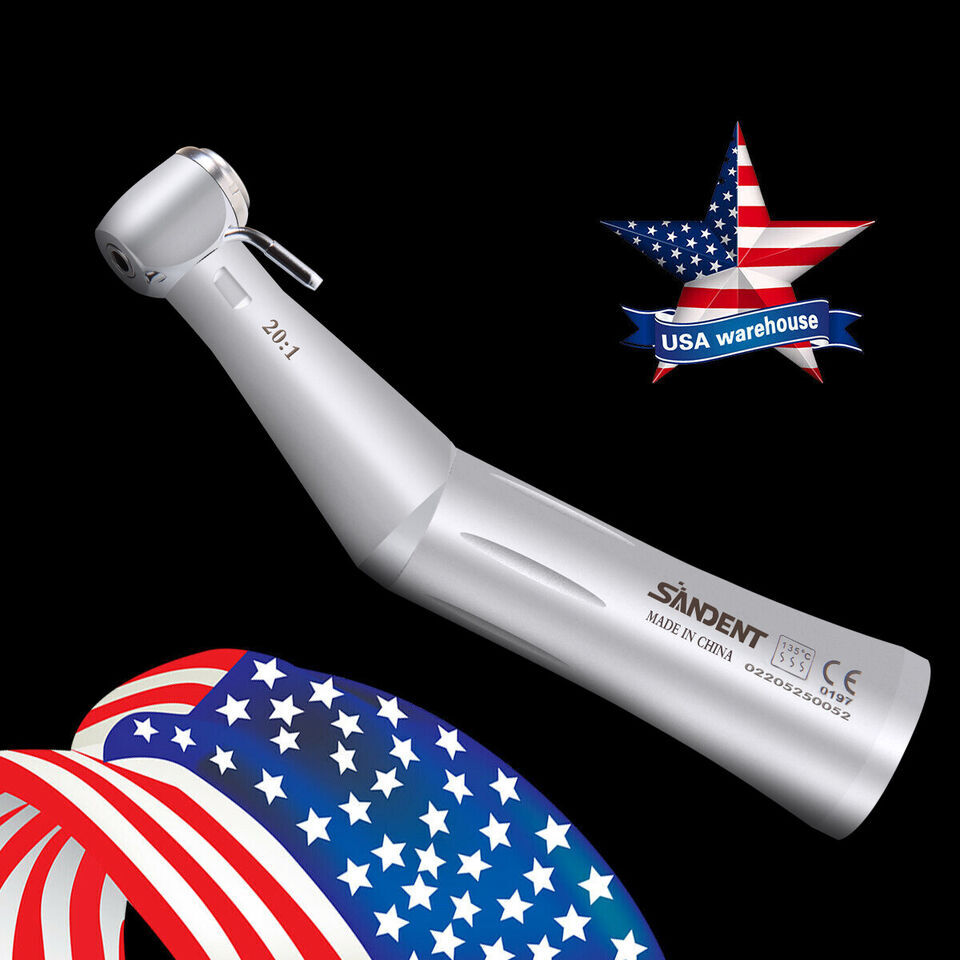 Dental 20:1 Reduction Implant Surgical Fiber Contra Angle Handpiece
