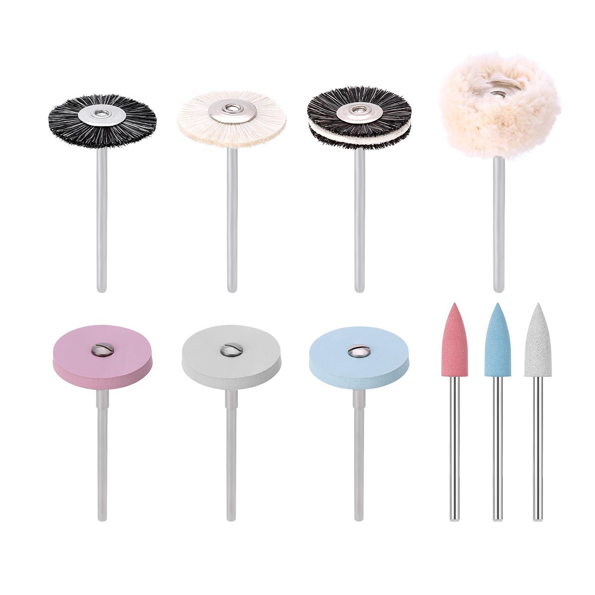 35Pcs Dental Lab Polishing Kit Burs wheel Disc For Ceramics Porcelain HP AZDENT