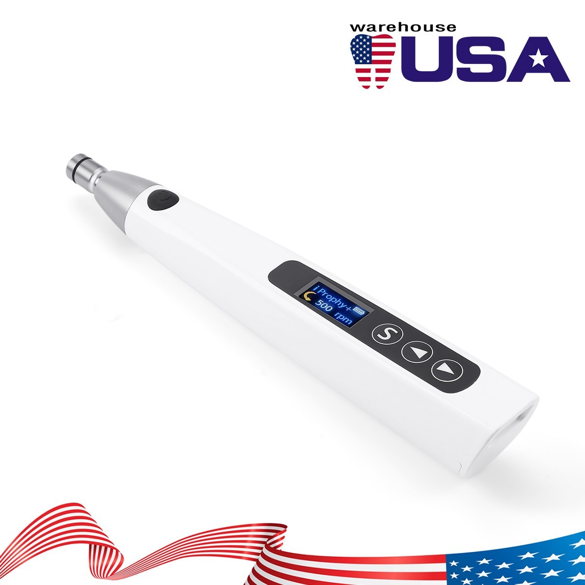 Dental Cordless Hygiene LED Prophy Polishing Handpiece 360° Swivel Polisher