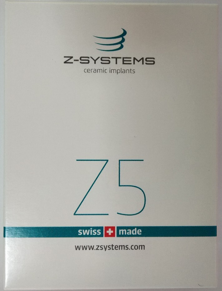 Z-SYSTEM Z5 CERAMIC DENTAL IMPLANT, Z5c-40-10, EXP 03-03-2026