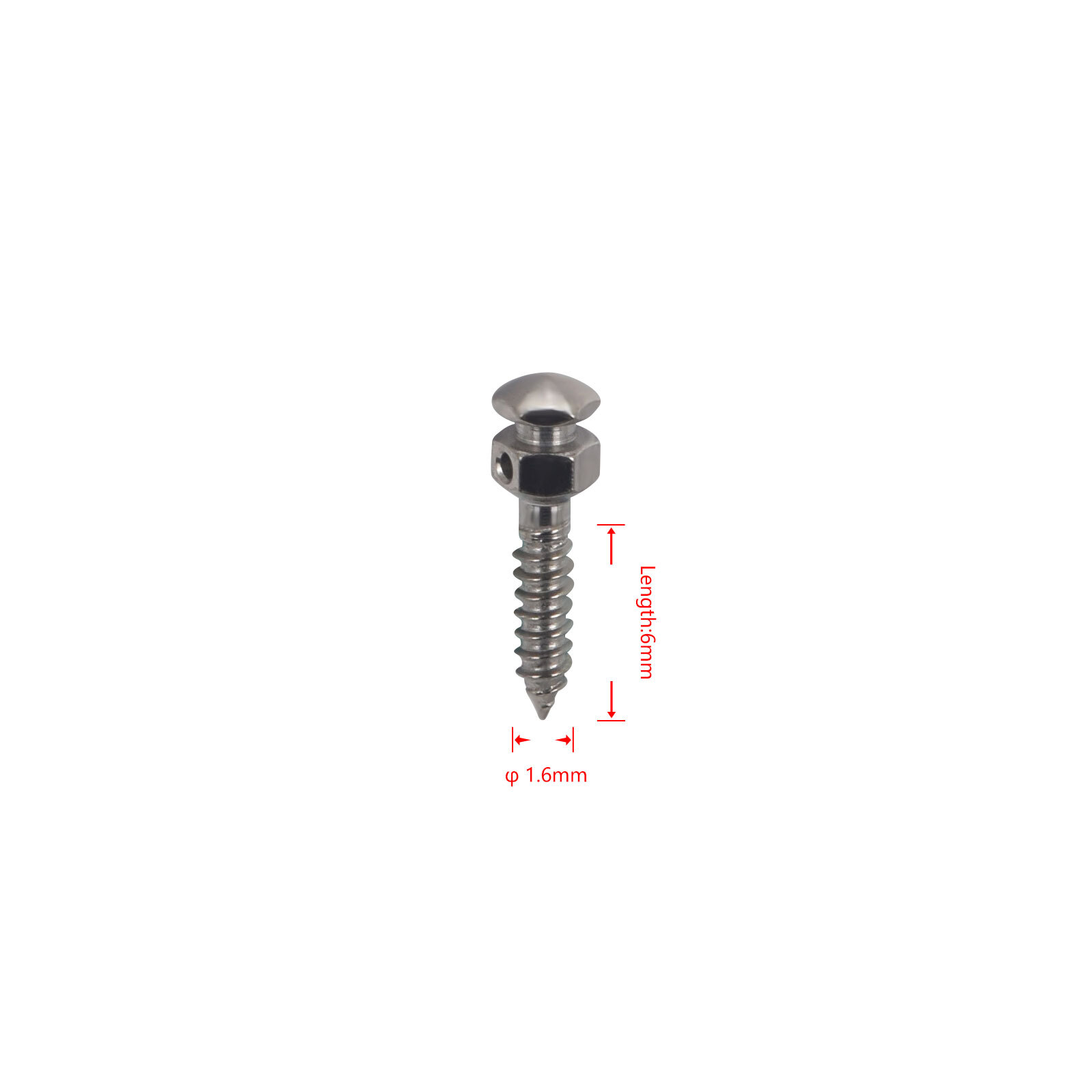Dental Orthodontic Micro Implants Mini Screw Self-Drilling 10 Sizes & Handle R