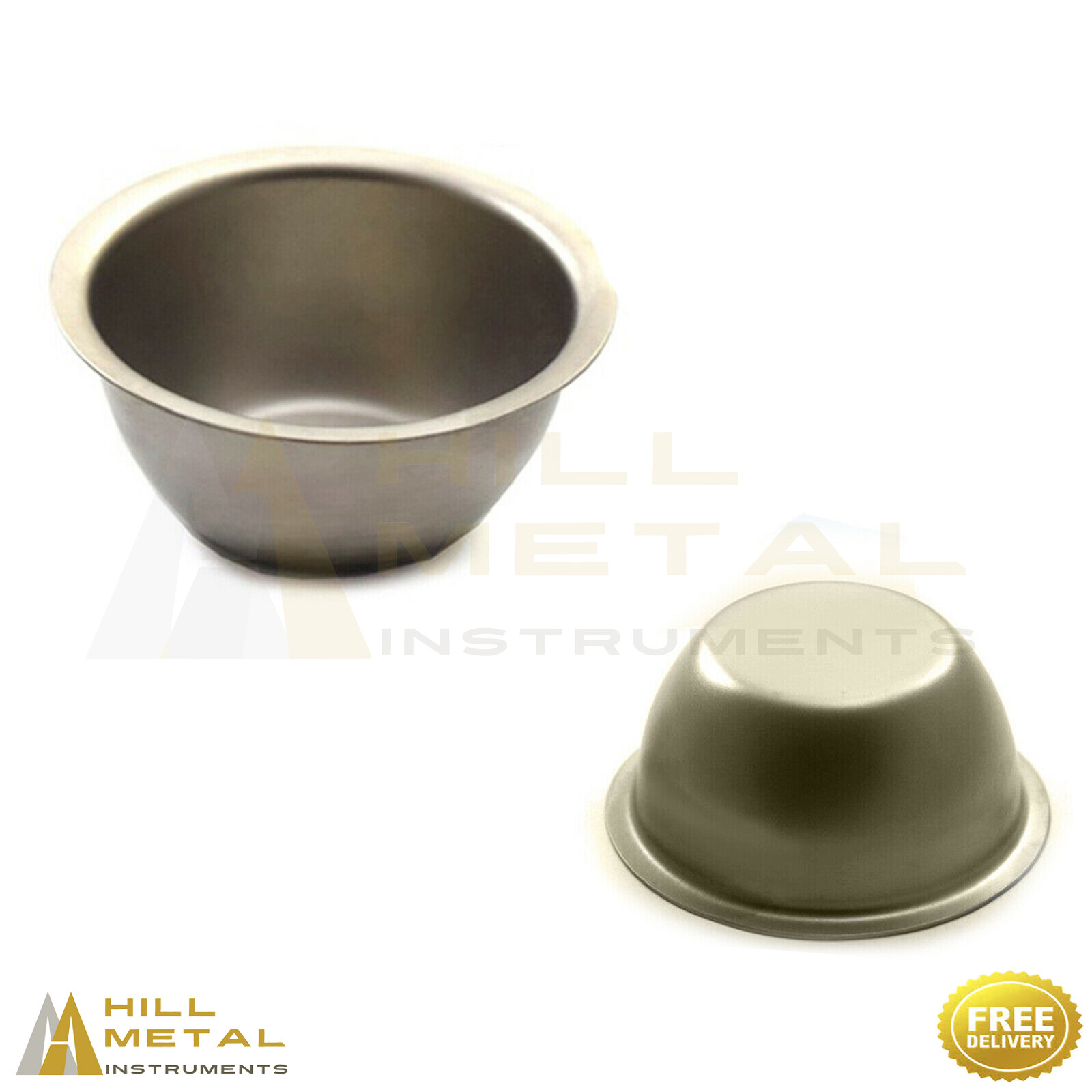 Dental Surgical Implant Bone Mixing Bowl Small Stainless Steel 50x30mm Cup