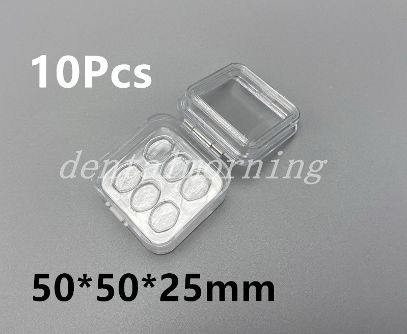 10Pcs Dental Denture Storage Box Tooth Boxes Veneer Membrane Case 50*50*25mm