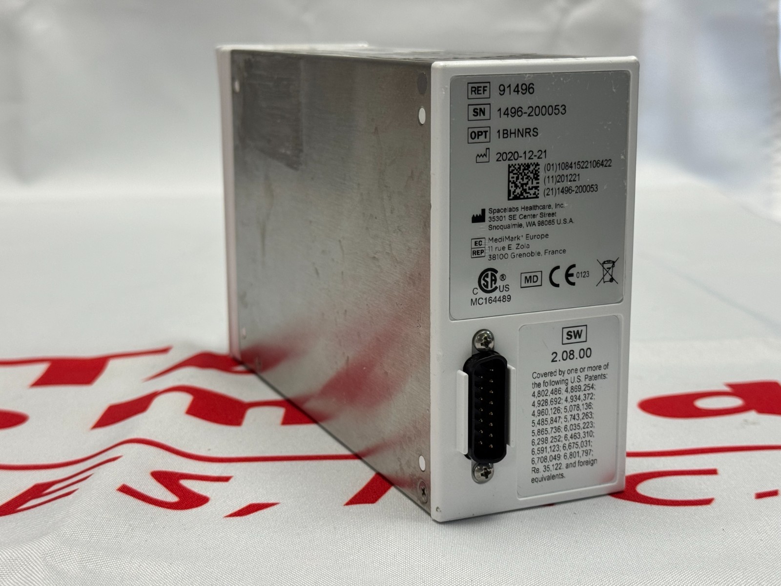Spacelabs 91496 Multiparameter Module SPO2 OXIMAX,OPT.1BHNRS (Used, 9Pcs)