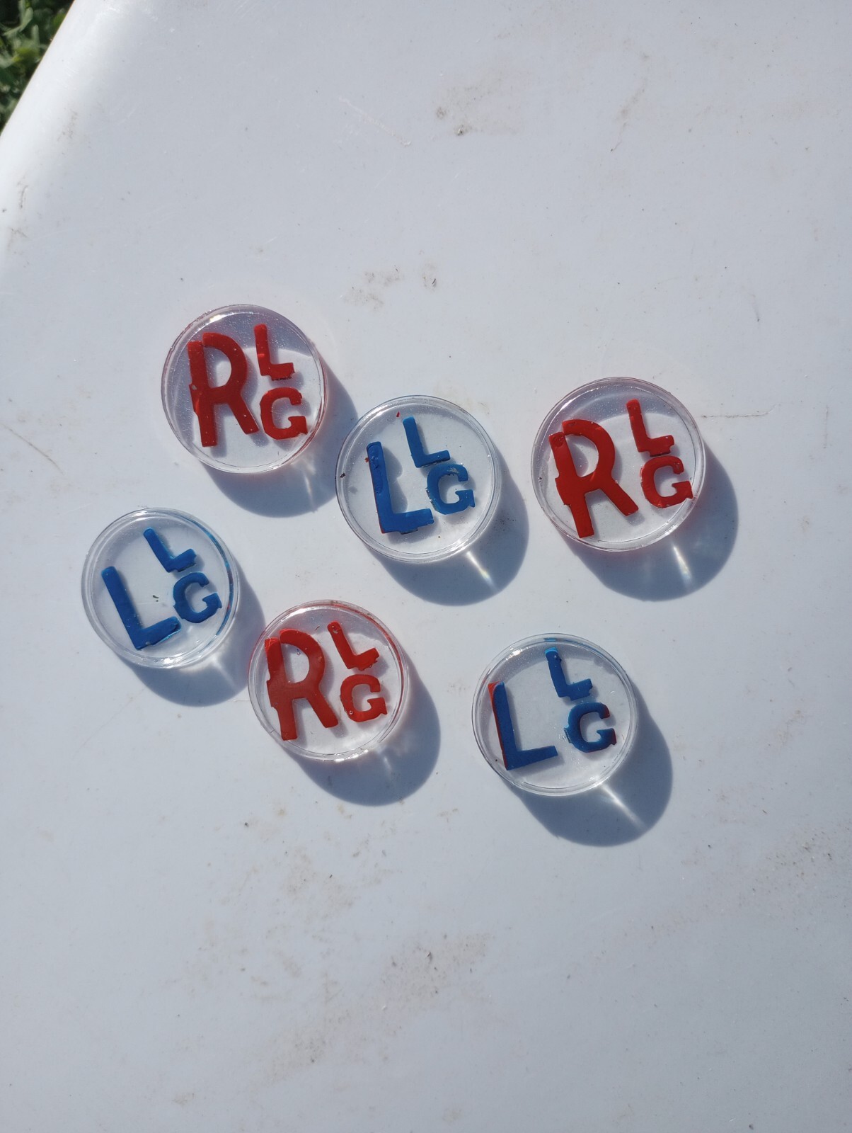 Radiology X-ray Markers 3 Sets With Initials (LG) Ready To Ship