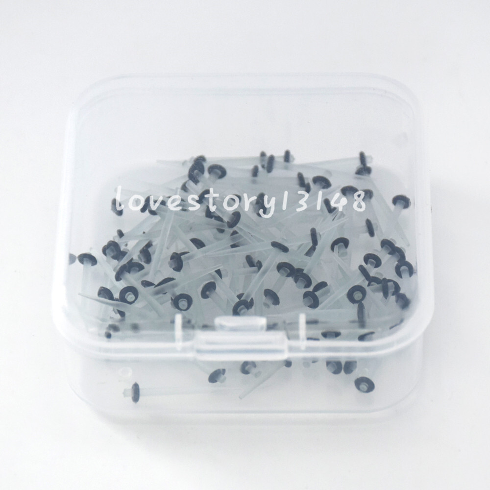 100 Pcs/1 box Dental Endo Quartz Fiber Post Straight Screw Thread Post 4 Sizes