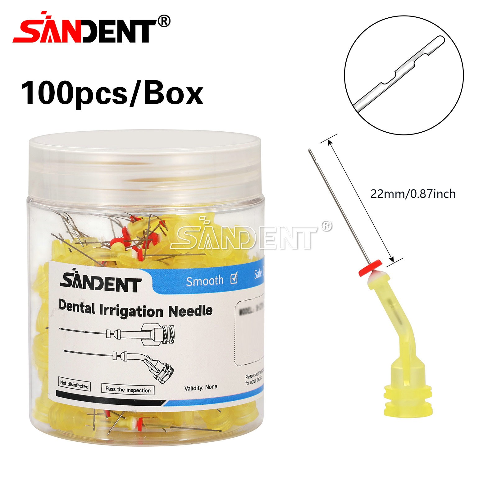 Dental Aspirator Endo Root Canal Rinsing Tip Irrigator Irrigation Needle Tips