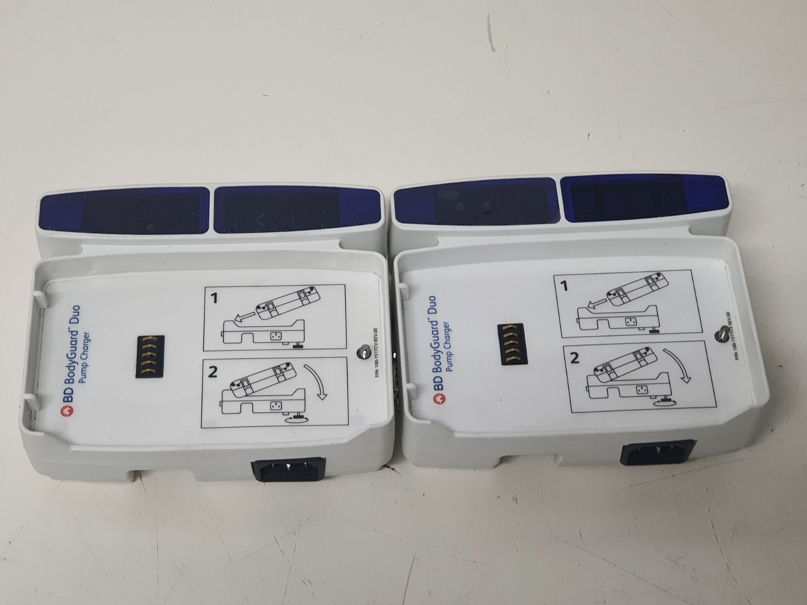 LOT OF 2 BD Bodyguard PCG00011TCV Duo Pump Charger PRL00131