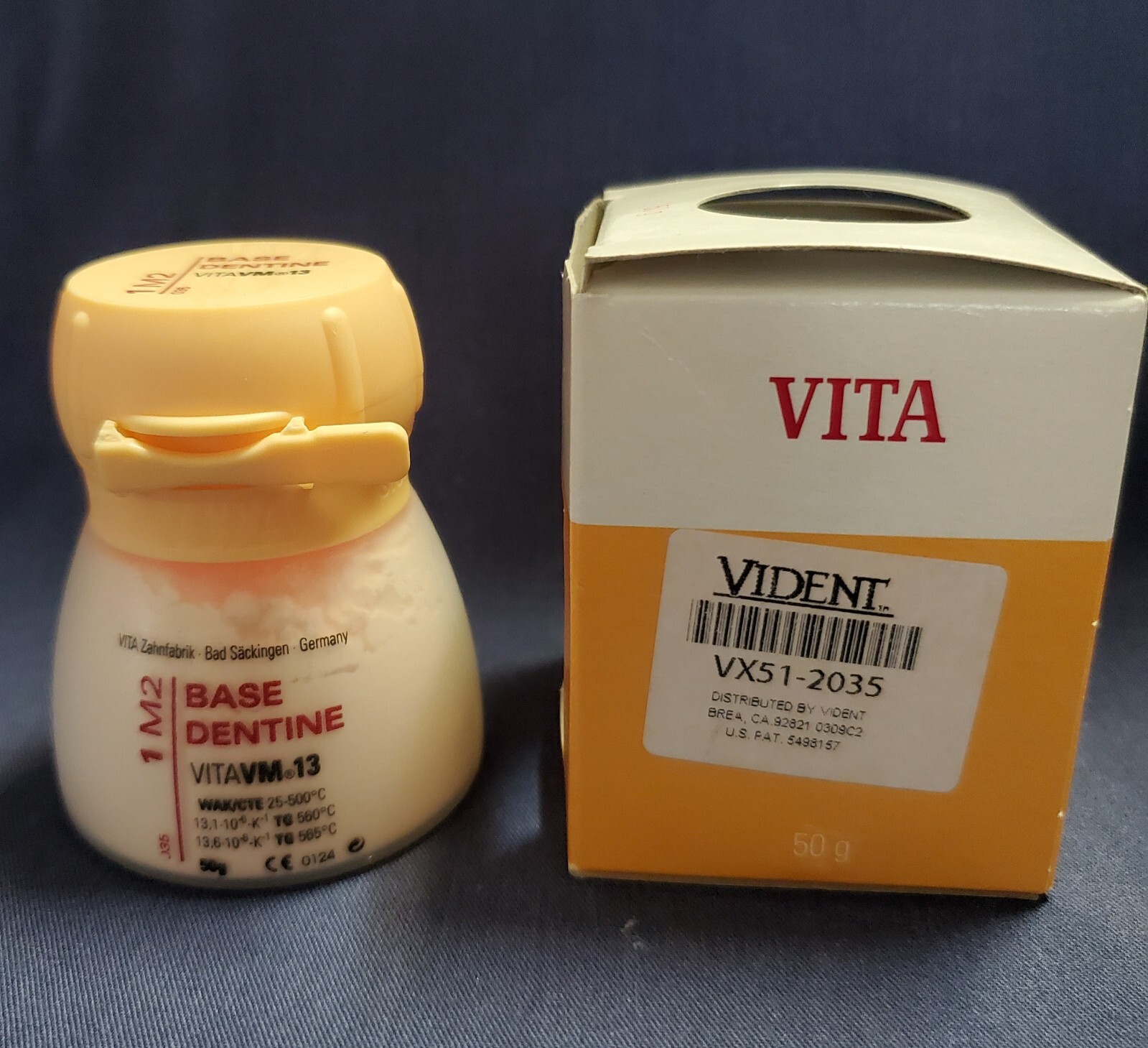 Porcelain Dental Vita VM 13 Porcelain 1M2 50 gm, Transpa Dentine
