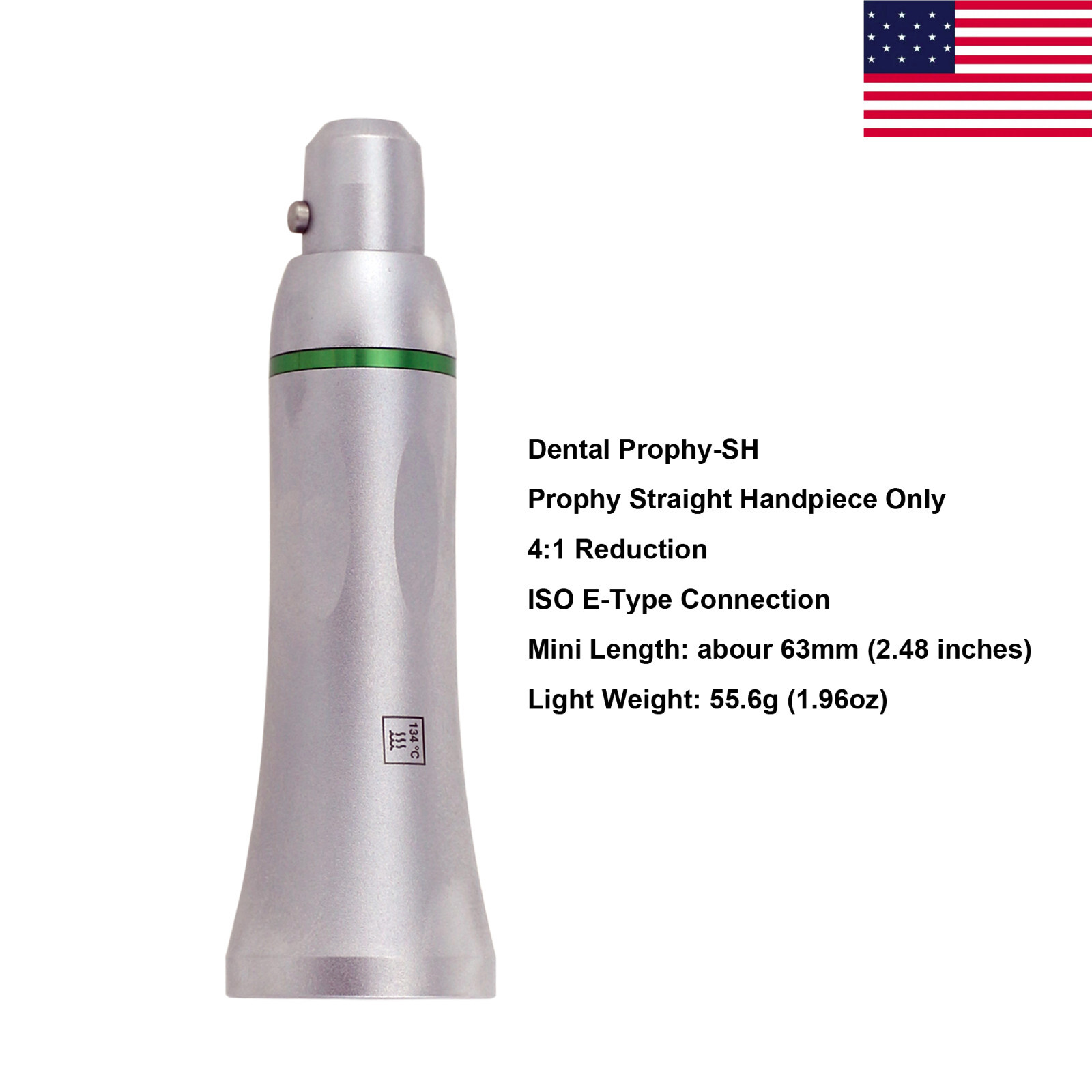 BEING 4:1 Prophy Handpiece Straight Low Speed Dental Contra Angle HP-44M NSK ER4