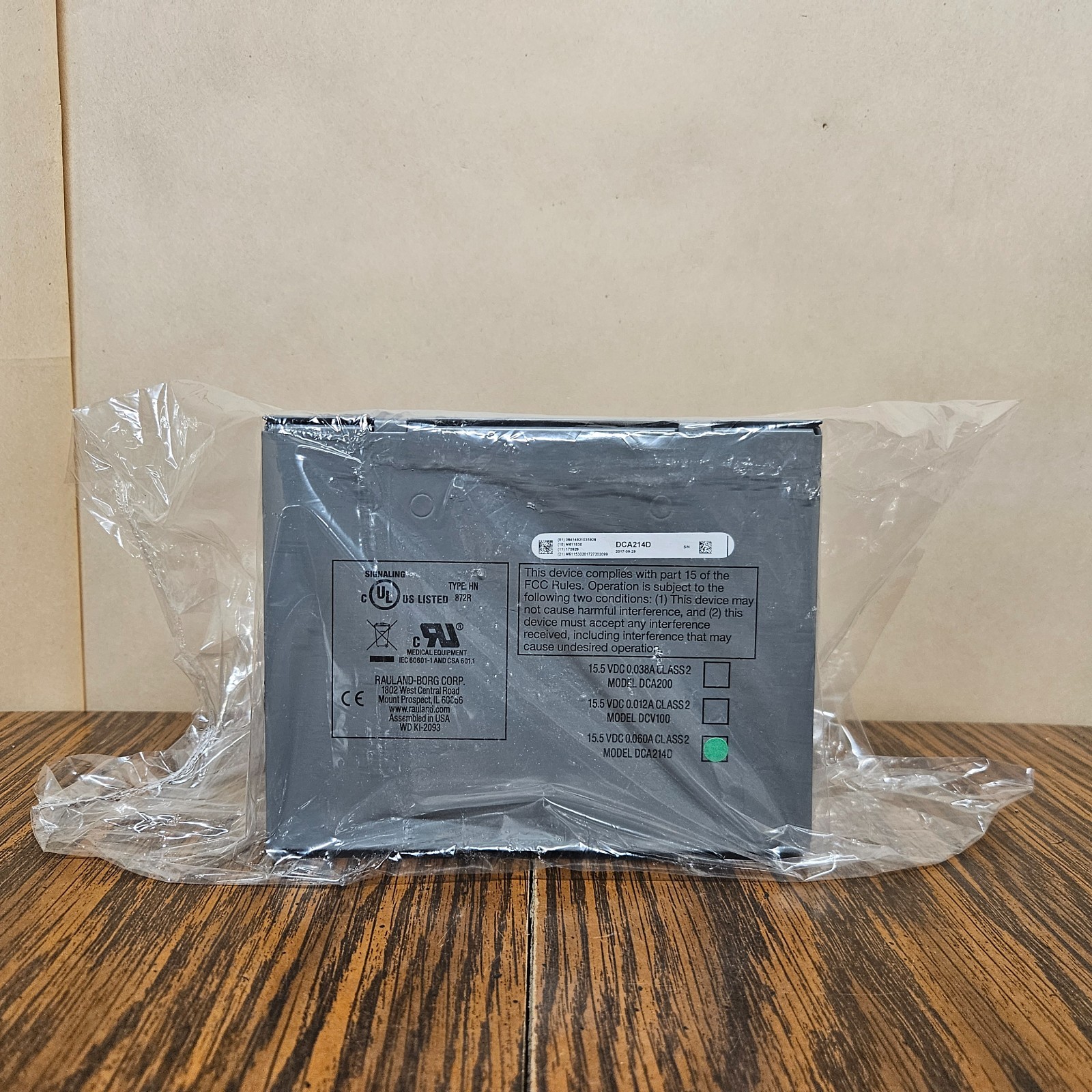 Rauland Responder DCA214D R4K Audio Domeless Duty Controller