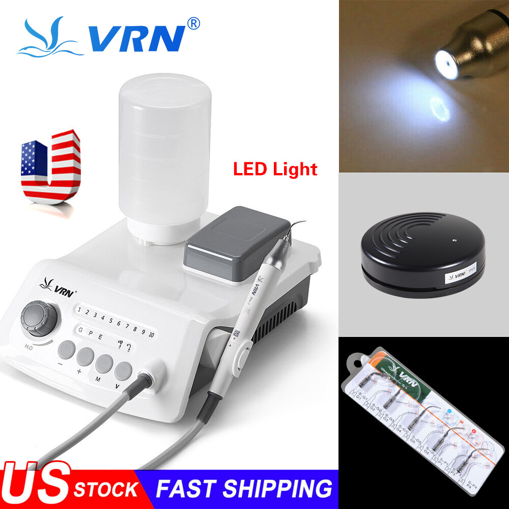 LED Dental Portable Ultrasonic Piezo Scaler Scaling Perio Endo F/ EMS Woodpecker
