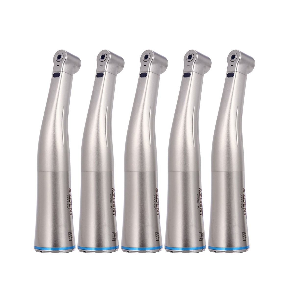 Dental 1:1 LED Fiber Optic Contra Angle Low Speed Handpiece Push Button Internal