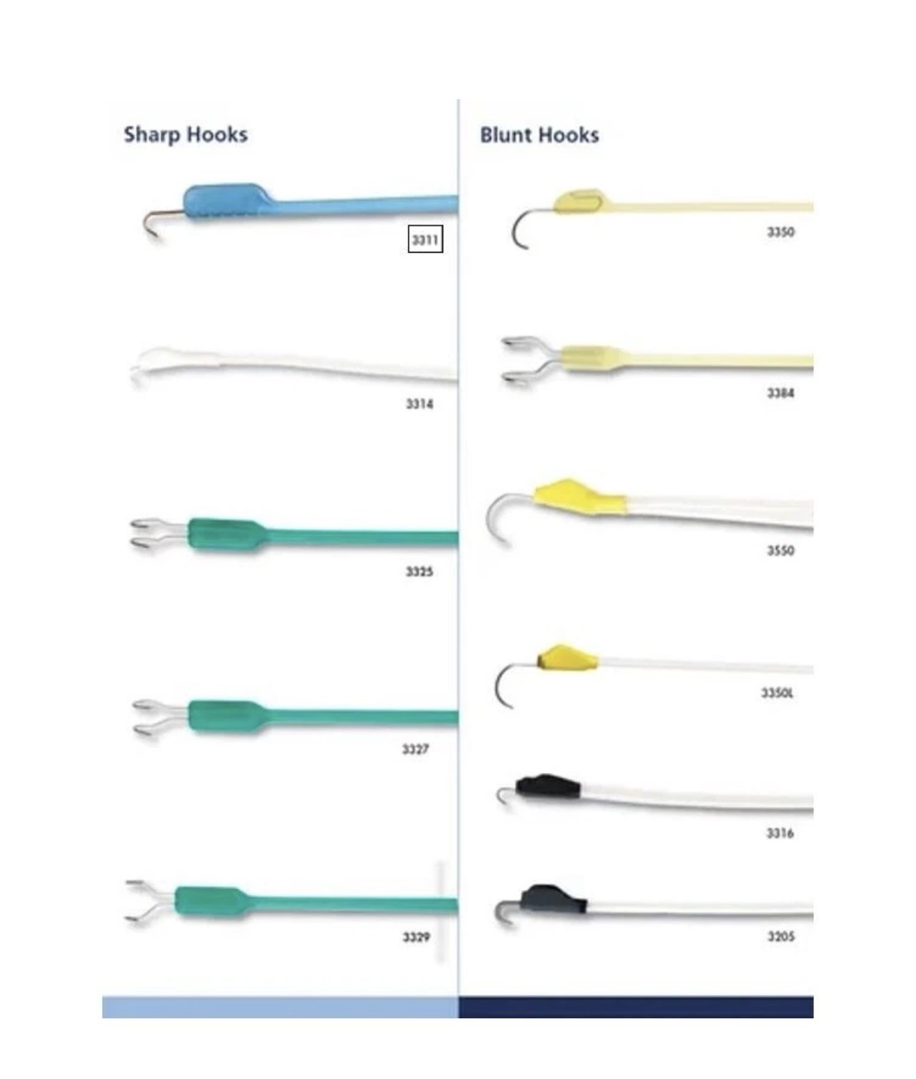 CooperSurgical Lone Star Elastic Stays 5mm Sharp Hook 8pk Exp 2031
