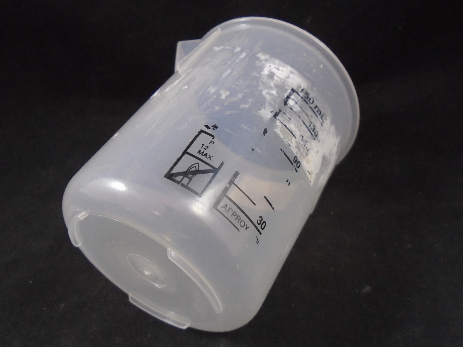NALGENE Plastic Polypropylene PP 150mL Low-Form Pourout Graduated Griffin Beaker