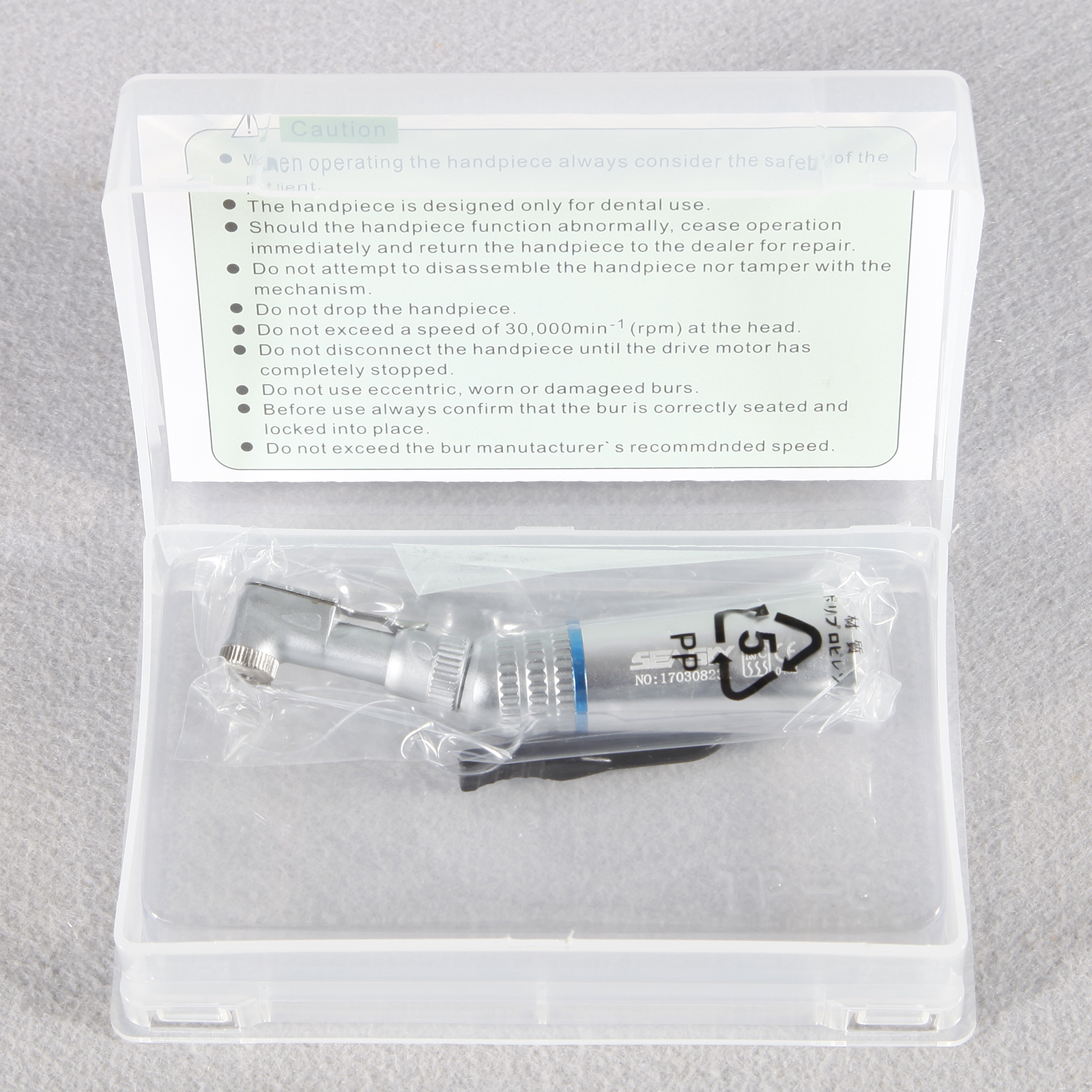 NSK Style Dental Low Speed Contra Angle Handpiece Latch Head E-Type fit motor YP