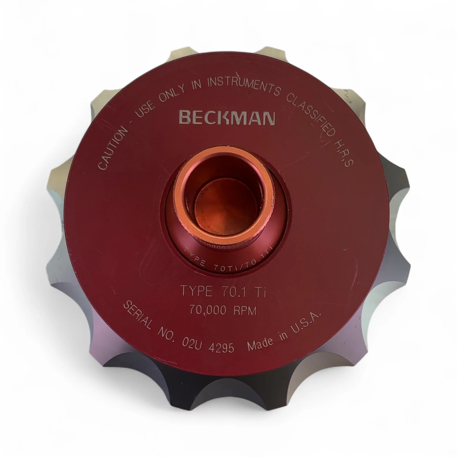 Beckman Coulter Type 70.1 Ti Fixed Angle Titanium Centrifuge Rotor 342184 (BO!)