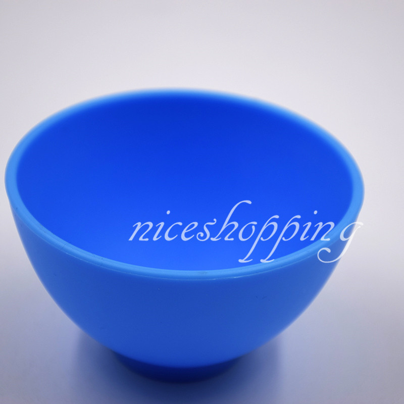 5x Dental Mixing Bowl Blue Nonstick Flexible Dental Lab Silicone Rubber S Size