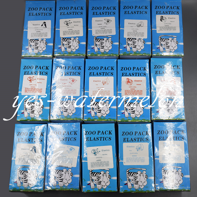 50 Packs Dental Orthodontic Rubber Bands Ring Elastics Latex Braces 15 Sizes