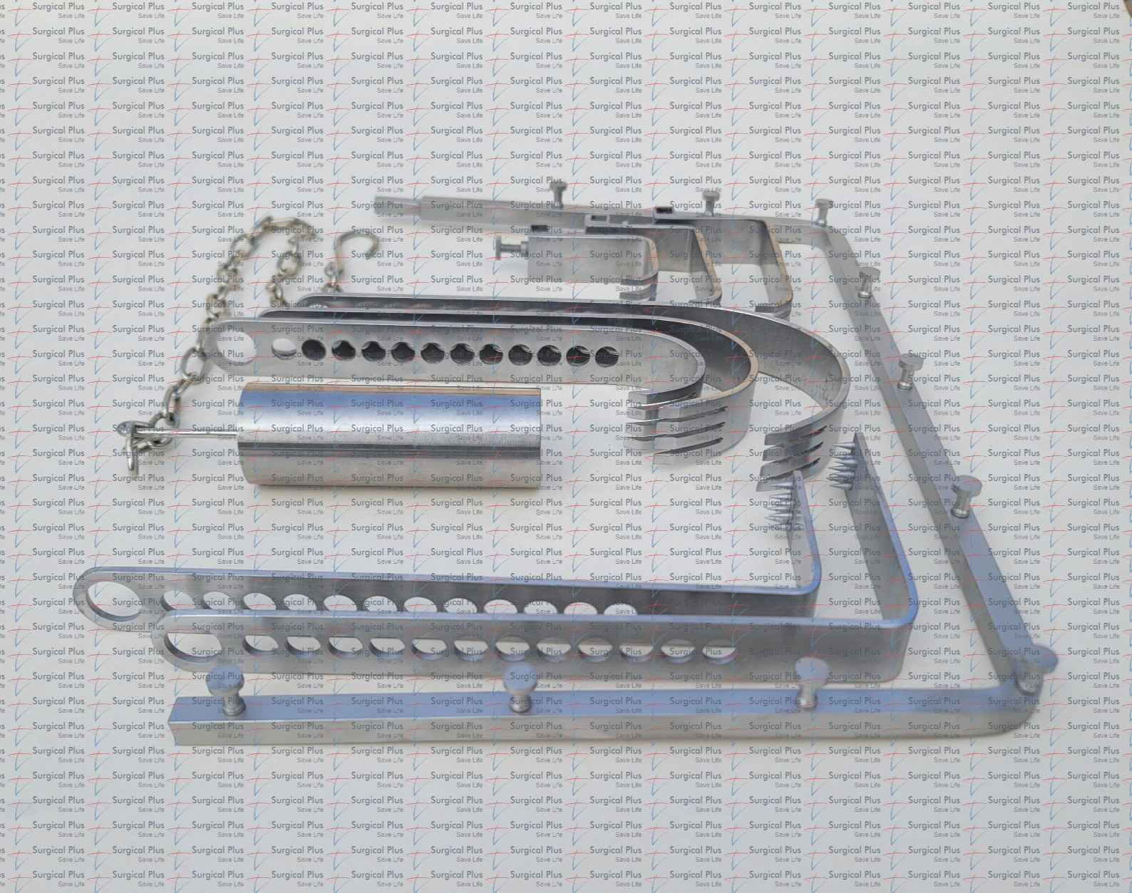 Set of 10 Charnley Initial Incision Retractor Surgical Orthopedic Instruments