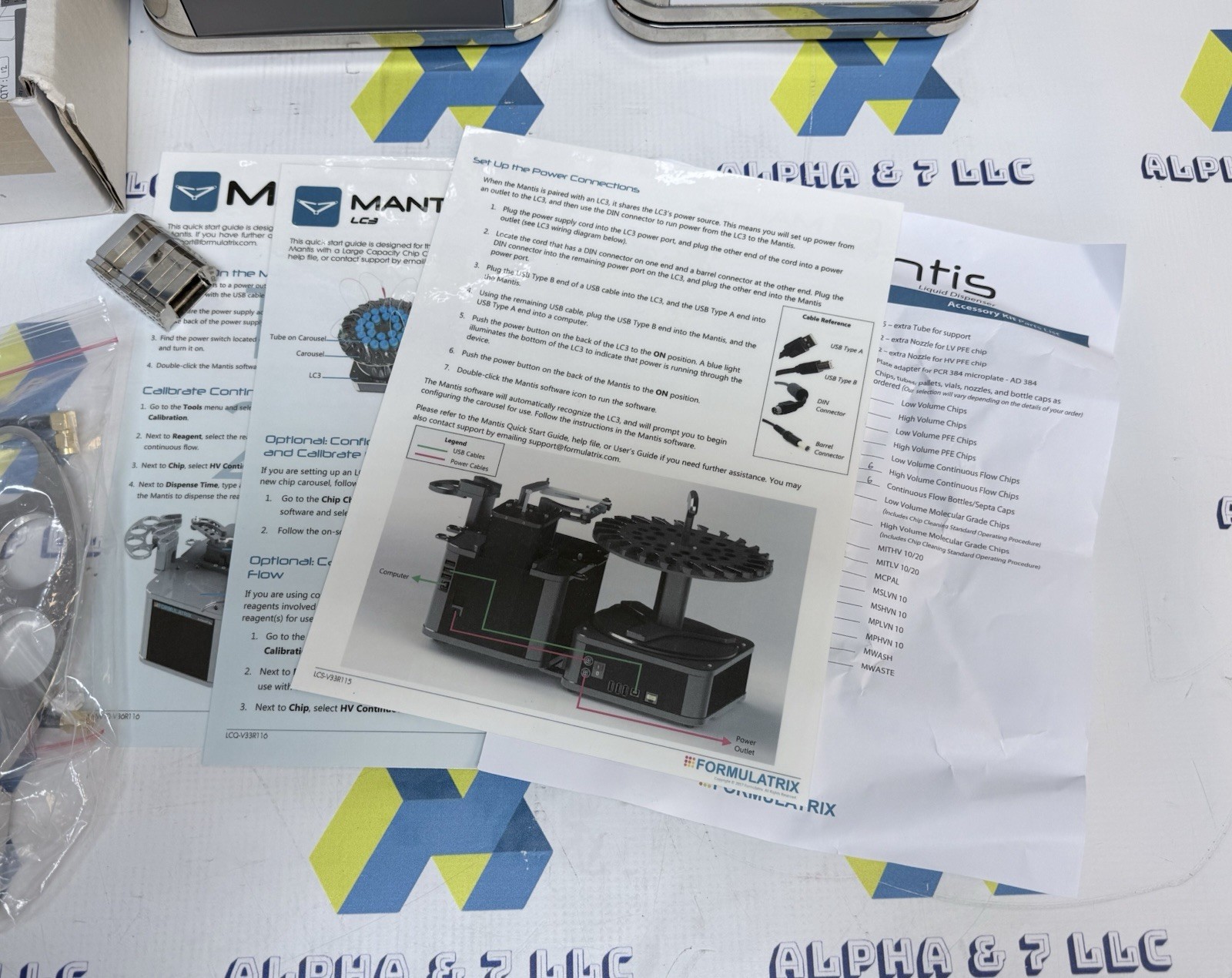 Formulatrix Mantis V3.2 ACC & LC3 Liquid Handler System