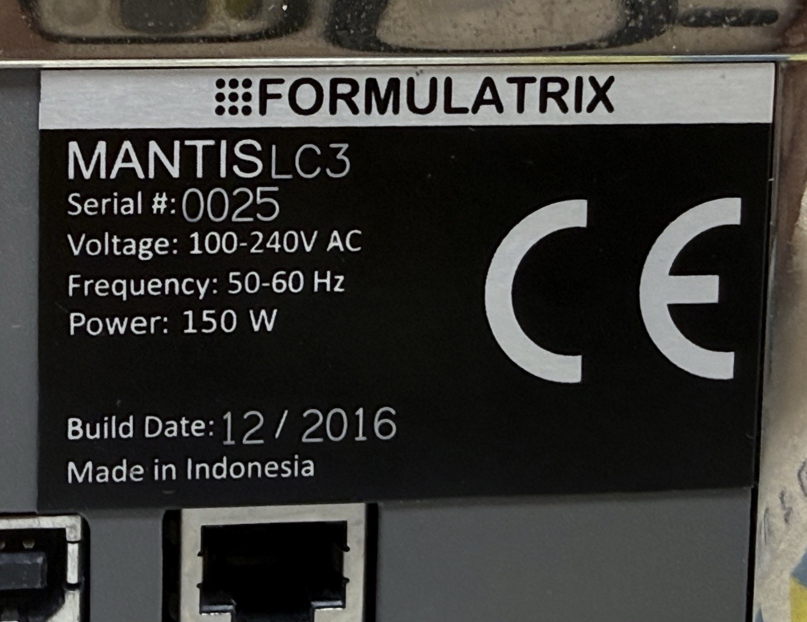 Formulatrix Mantis V3.2 ACC & LC3 Liquid Handler System