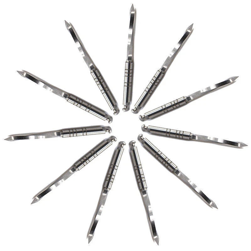 6x Dental #1-6 32mm Endodontic Drill Reamers Spiral Nordin Conical Screw Posts