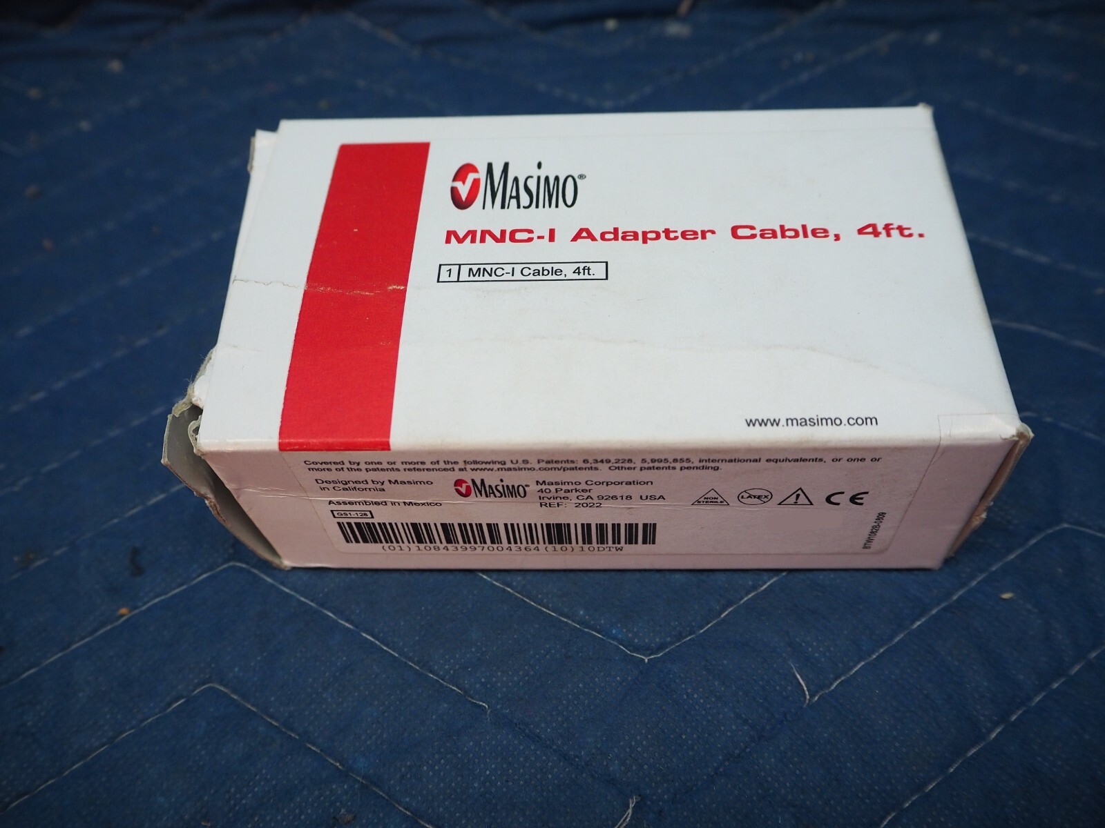 Masimo 4 ft. Adapter Cable Ref. MNC-I 2022 OEM Rad Radical NEW