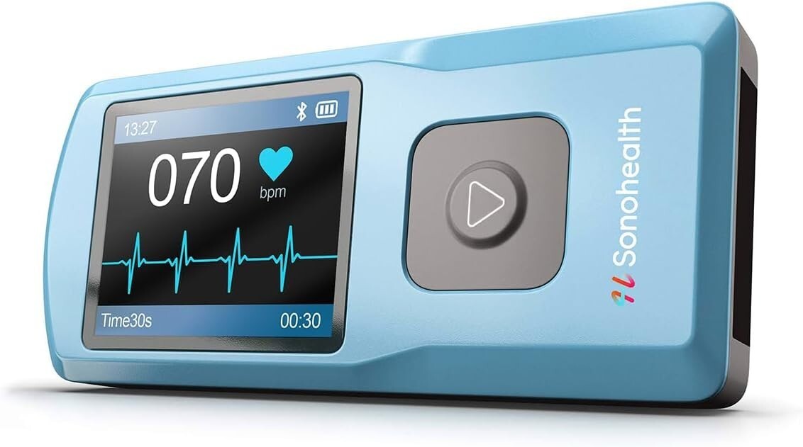 EKG Monitor: Capture Heart ECG Metrics On-The-Go | Standalone with Vibrant LCD
