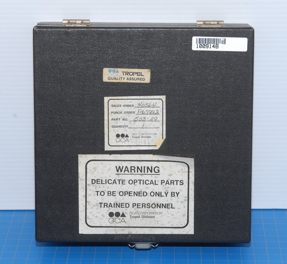 Tropel Lambda λ/4 Plate Quarter Wave Mica 436nm Large 85mm Window, 120mm O.D.